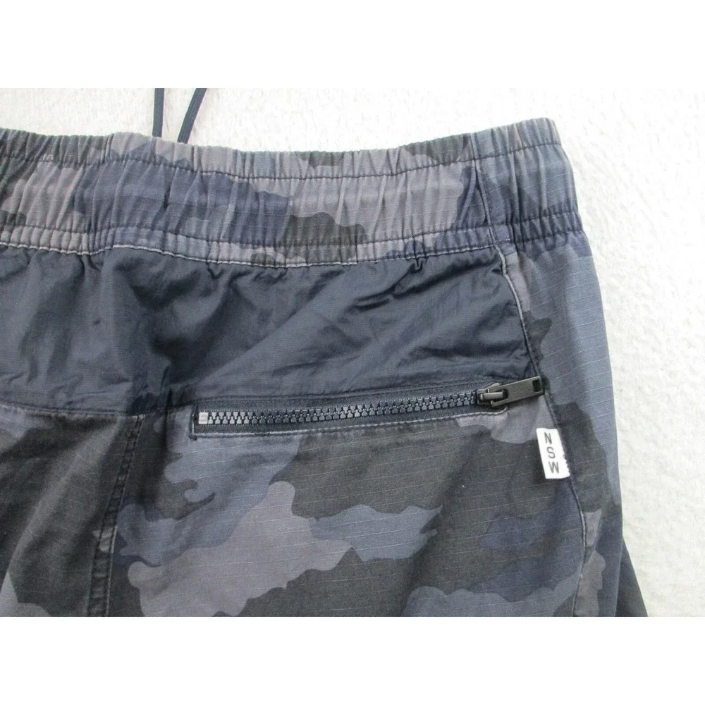 Nike Sportswear NSW Joggers Mens M Black Camo Drawstring Pants Streetwear Casual